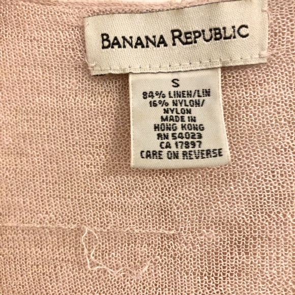 NWOT Banana Republic Heather Pink Women’s Hooded Top/Cover Up. - Picture 6 of 7